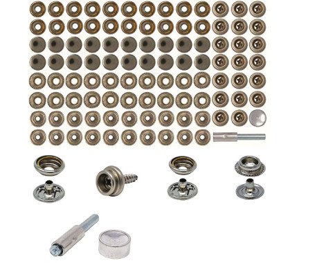 Canvas Fastner Snap Kit - 101 Pieces